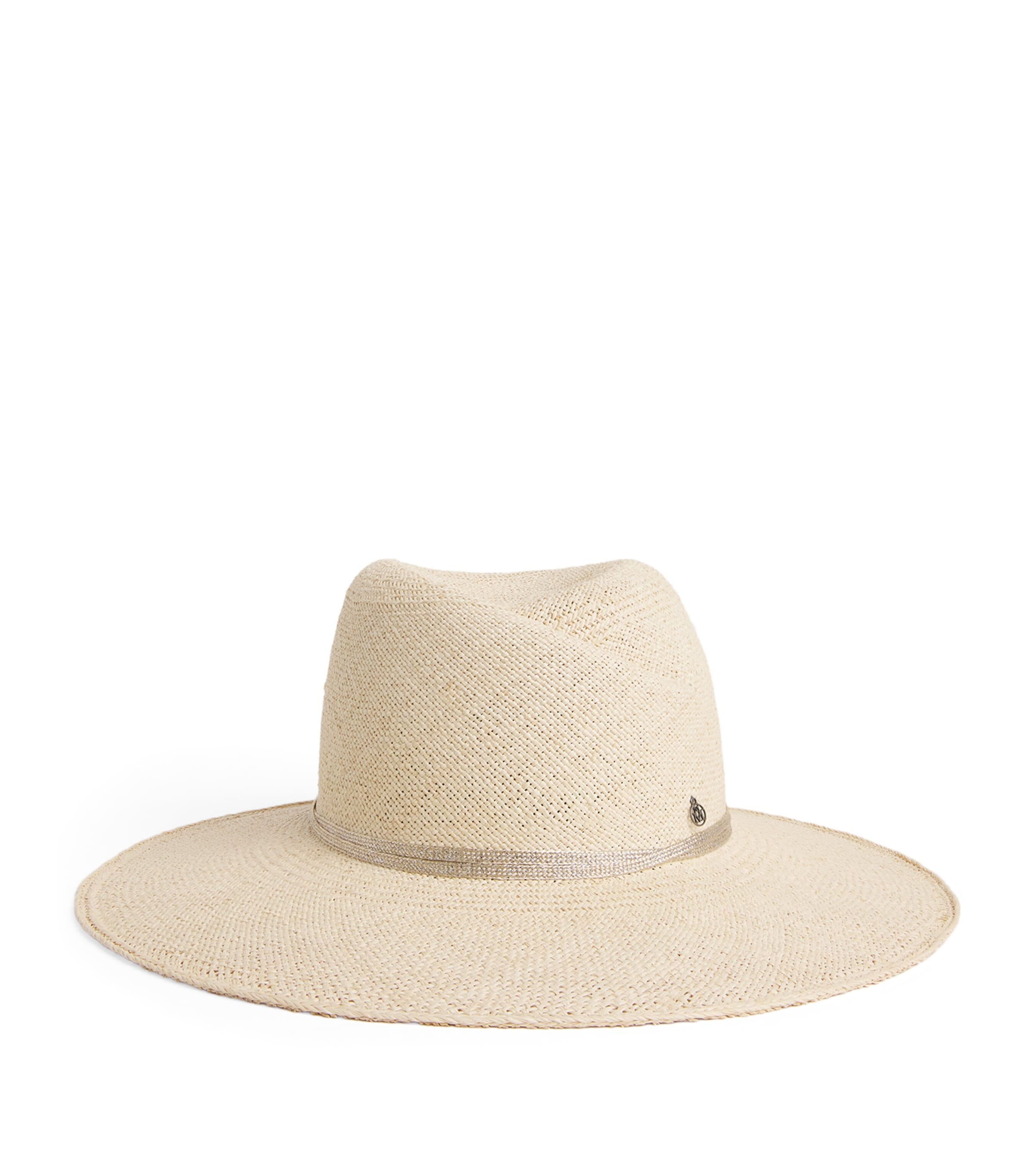 Maison Michel Virginie Fedora Hat In Neutral