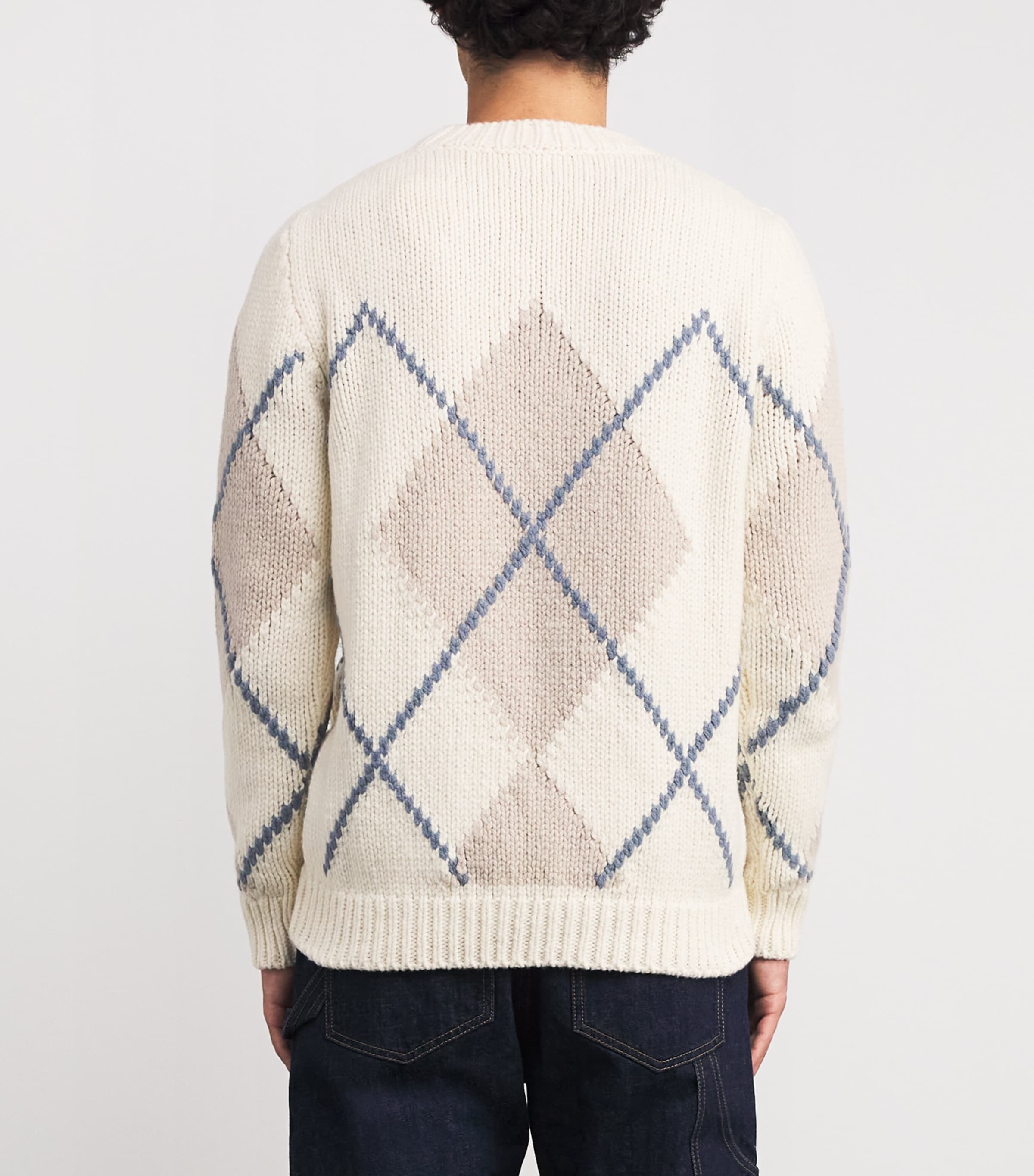 Argyle Sweater BIANCO SABBIA E DENI Image 4