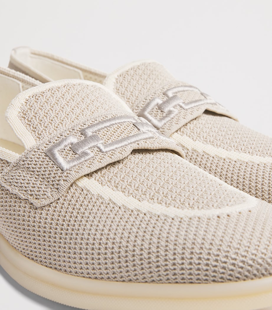 Knit Moccasins SABBIA, PANNA Image 7