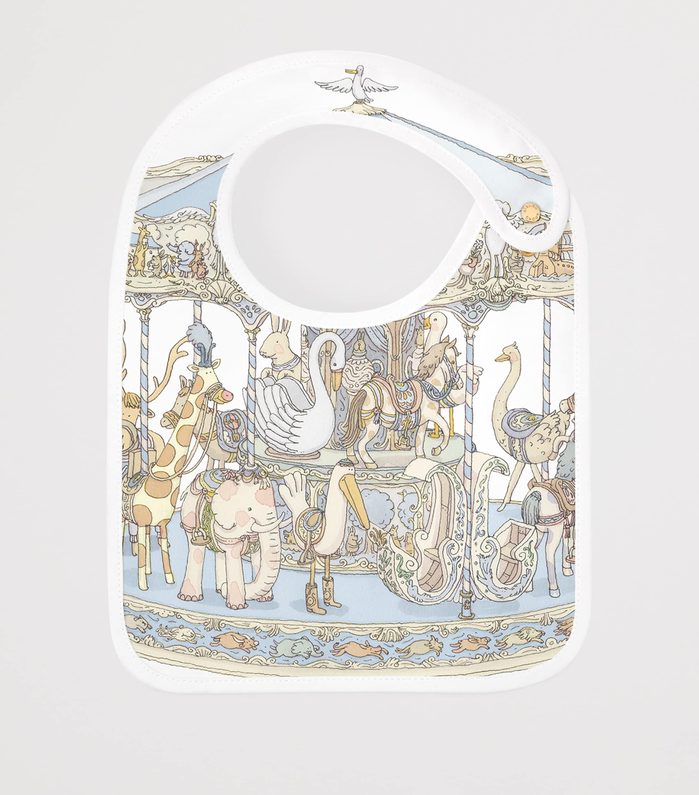 Carousel Blanket and Bib Set MULTI Image 3