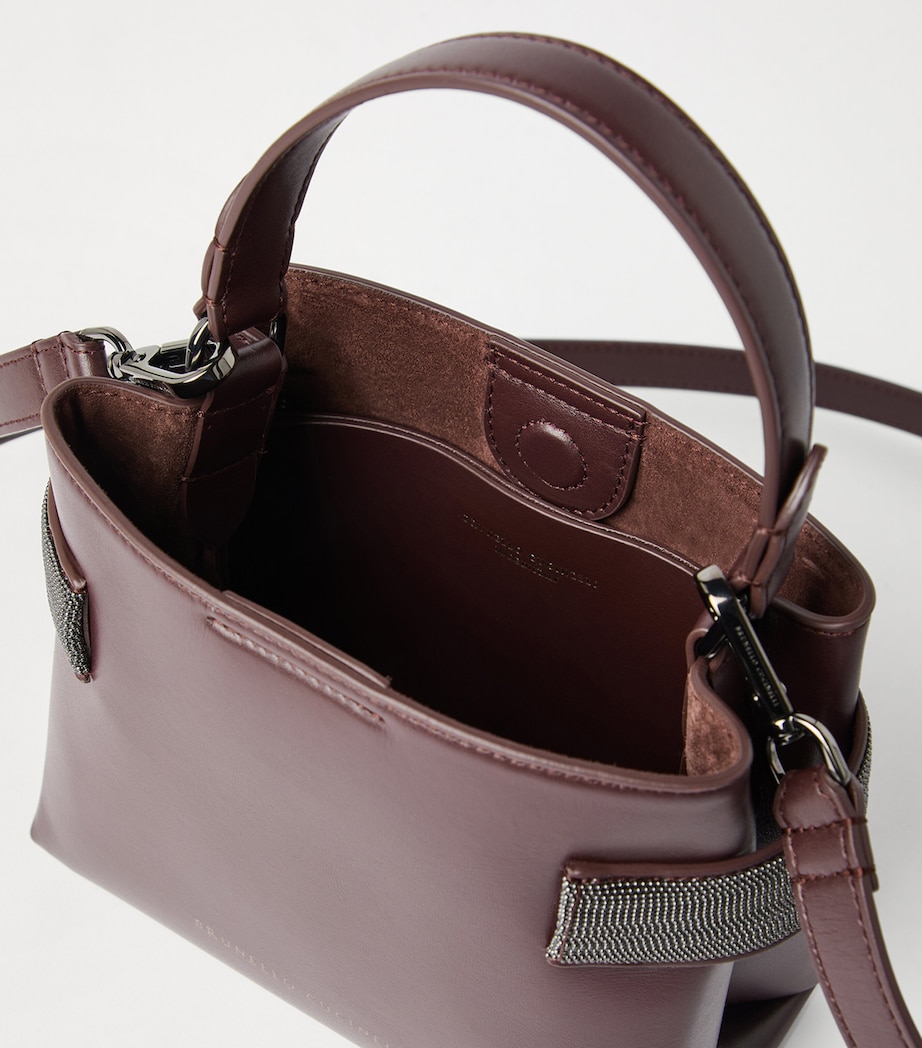 Small Leather Essence Top-Handle Bag C4181 Image 4