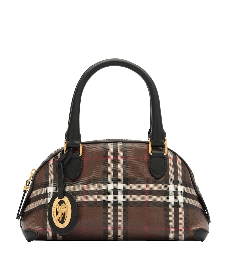 Burberry Mini Primrose Top-Handle Bag Chocolate Brown Image 1