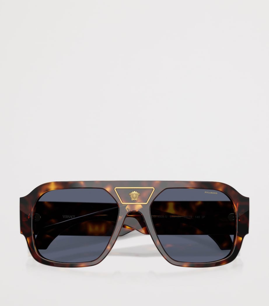 Versace Acetate VE4508U Square Sunglasses Brown Image 5