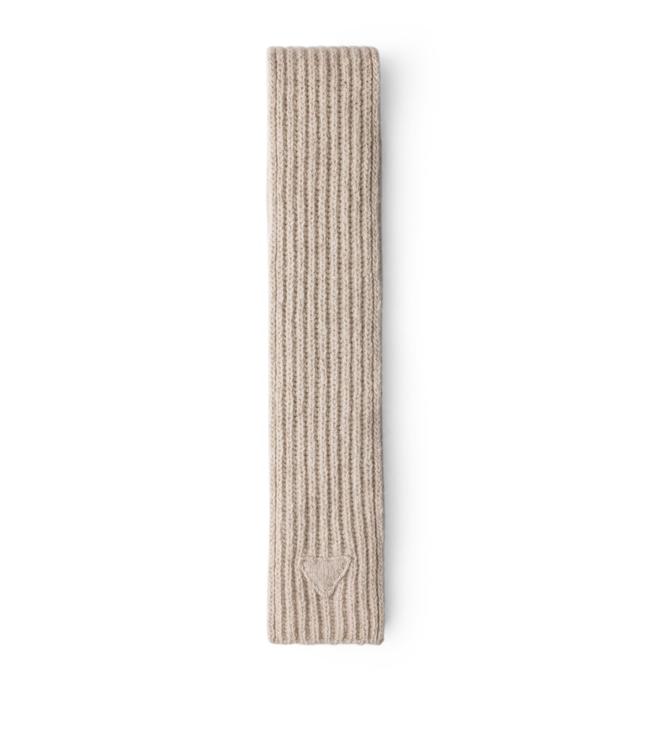 Prada Cashmere Knitted Scarf Image 1