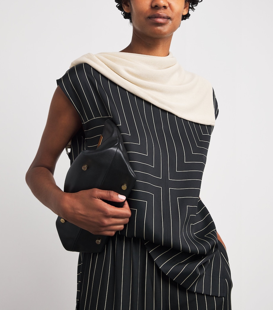 Geometric Print Louison Top BLACK/AFFOGATO Image 6