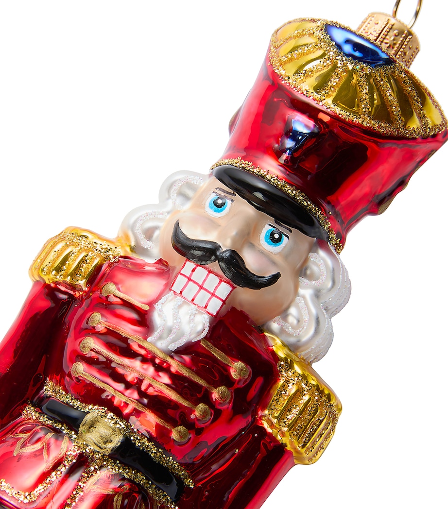 Glass Nutcracker Crunch Tree Ornament MULTI Image 2