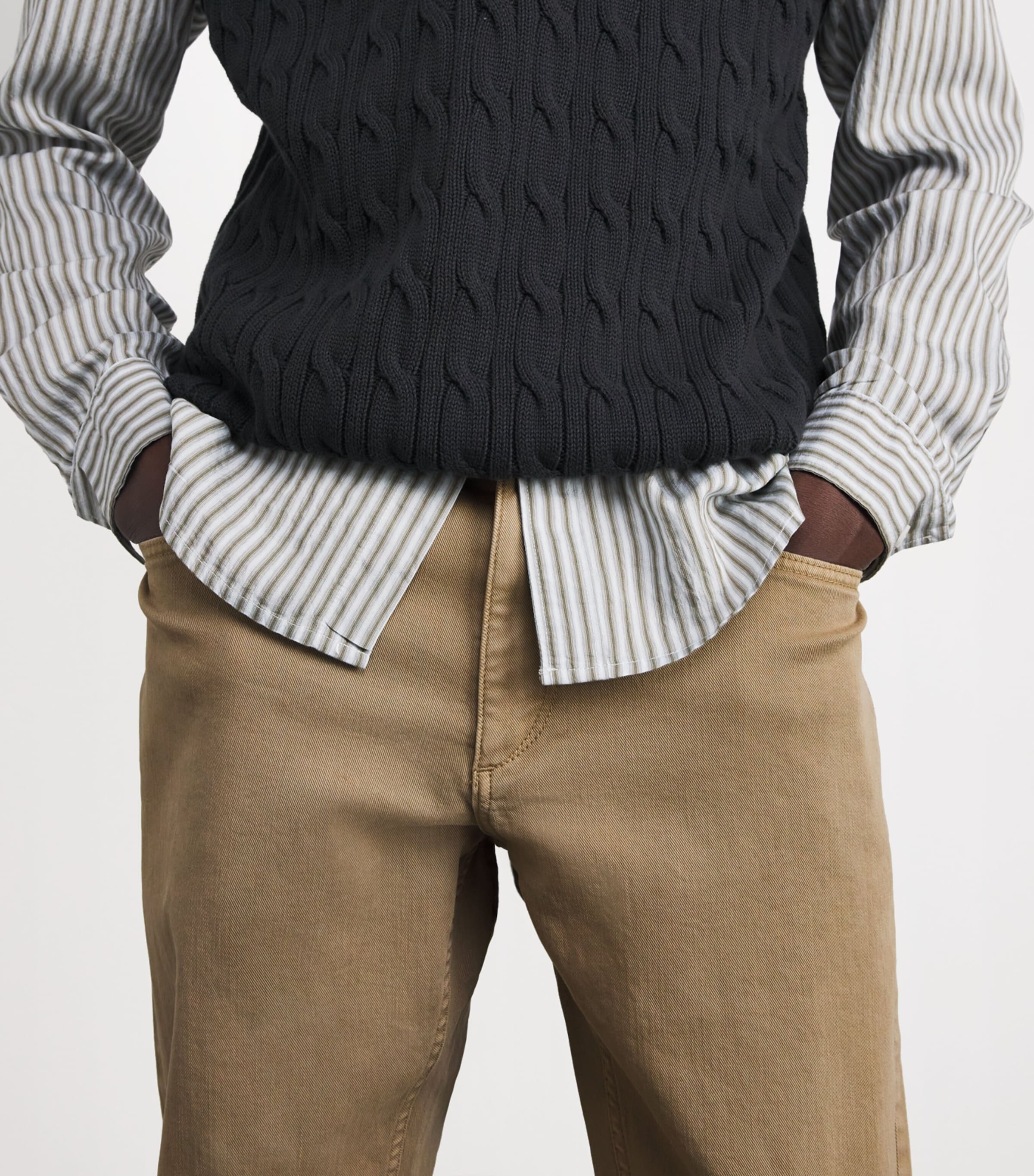 Aero-Stretch Slim Jeans TAUPE Image 6