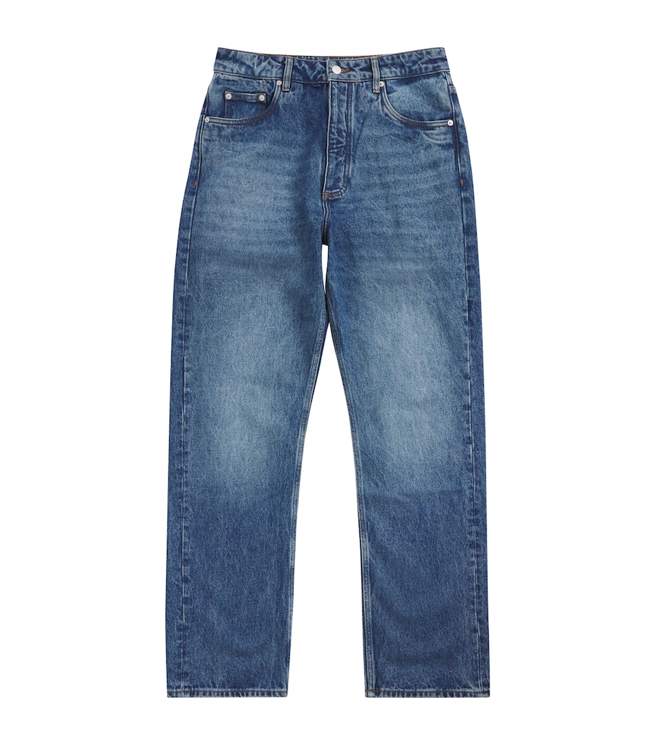 Riso Straight Jeans WORN WASH INDIGO Image 1