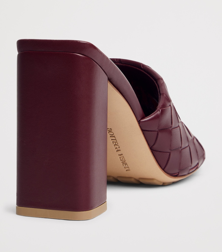 Lambskin Intrecciato Heeled Mules 85 2240 Image 5