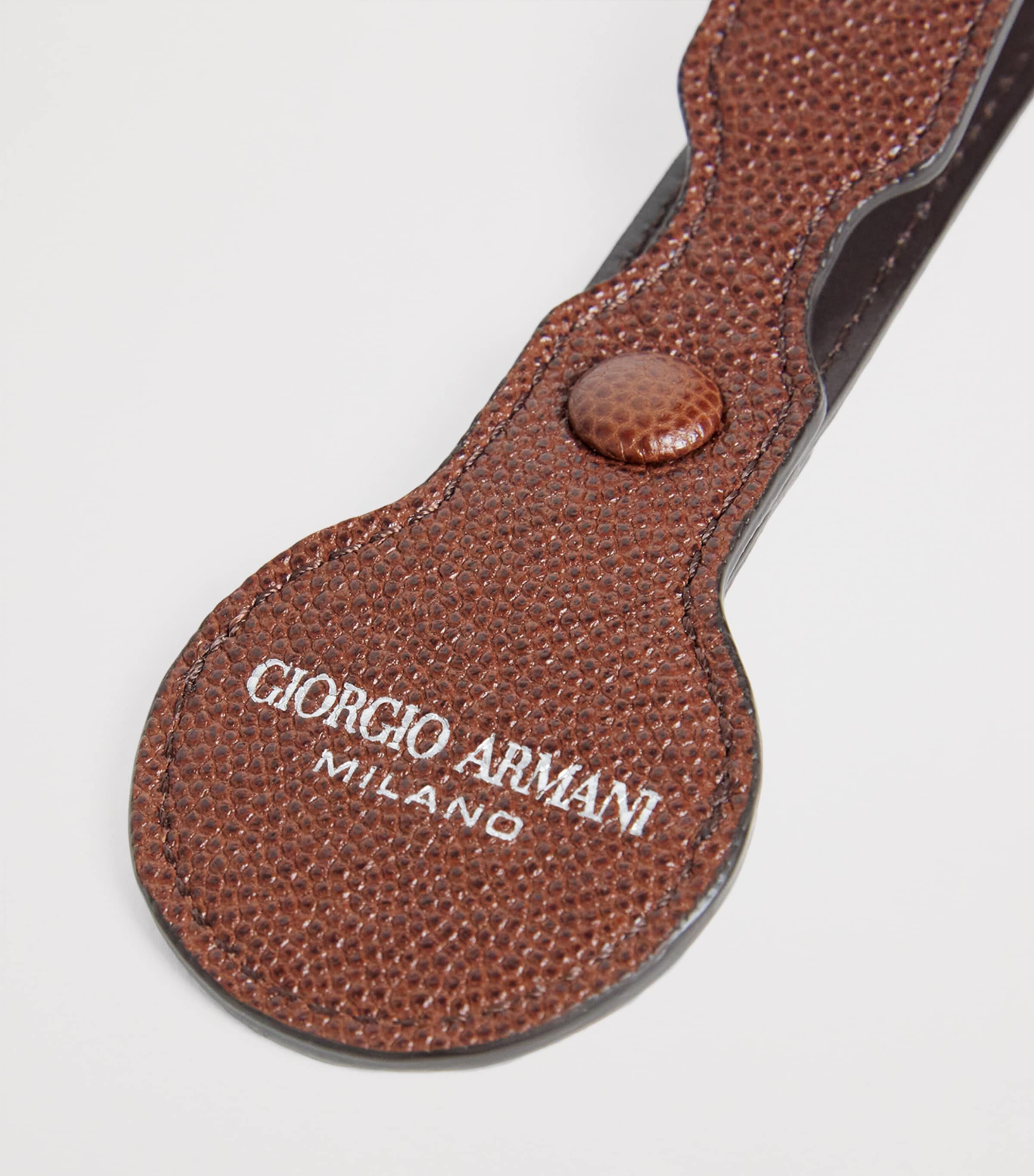 Leather Logo Keyring UA005 Image 2