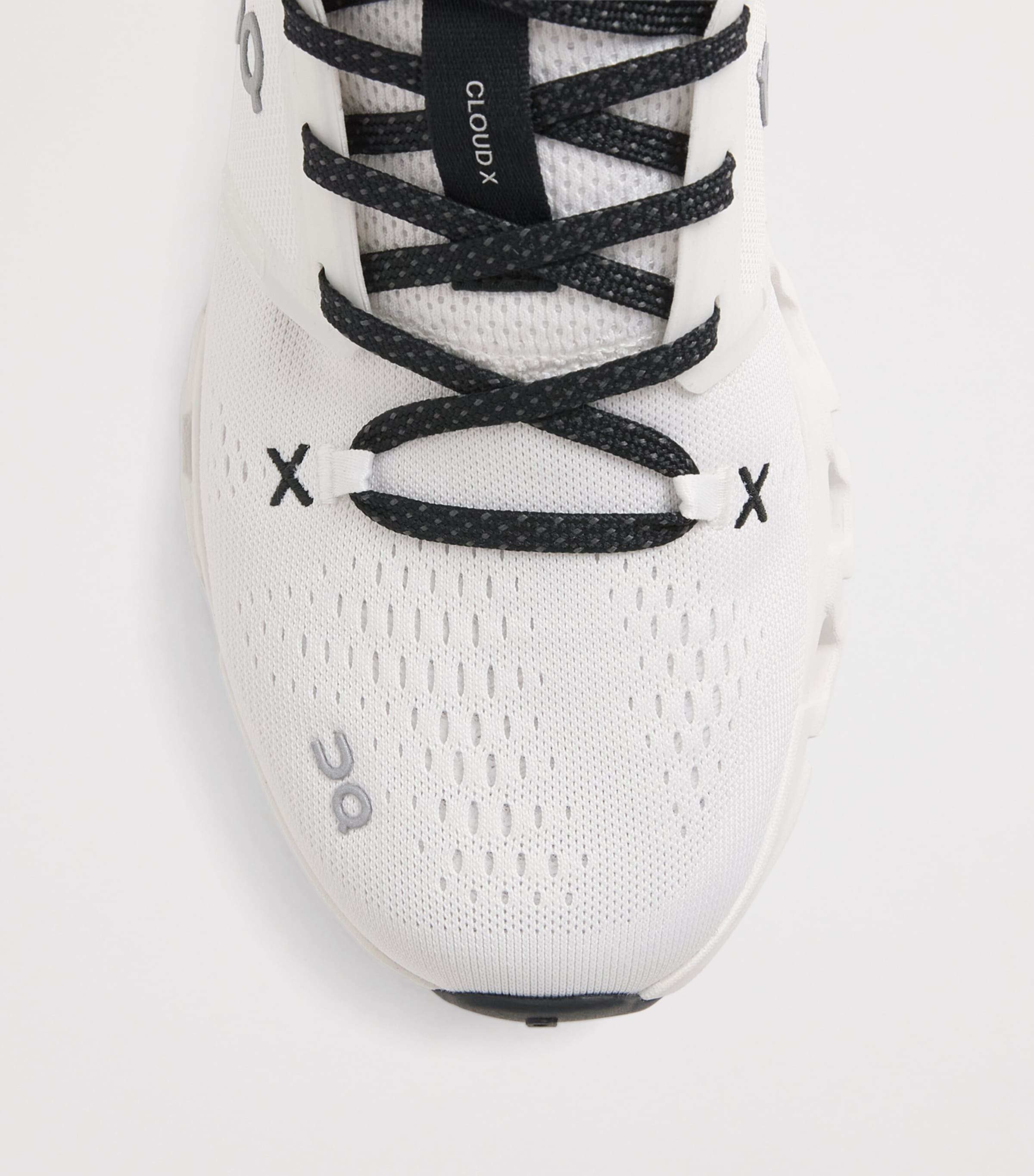 On Womens Cloud X 5 Trainers White/ Black Image 4