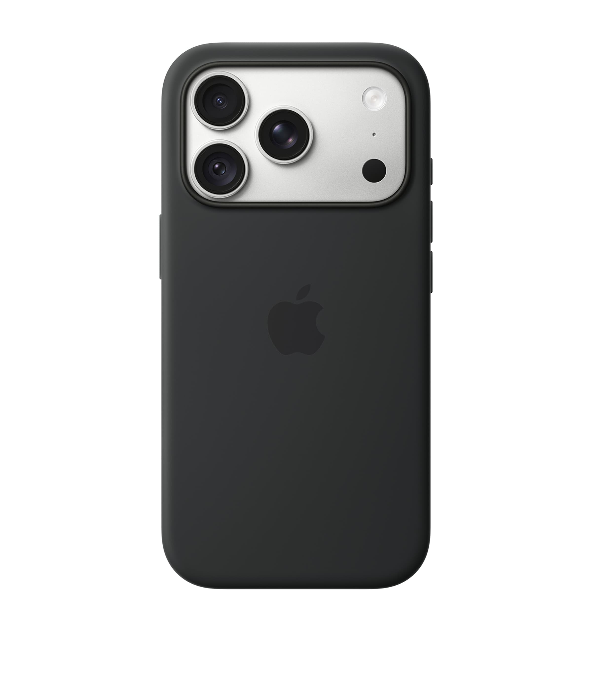 Apple Silicone iPhone 18 Pro MagSafe Case Black Image 2