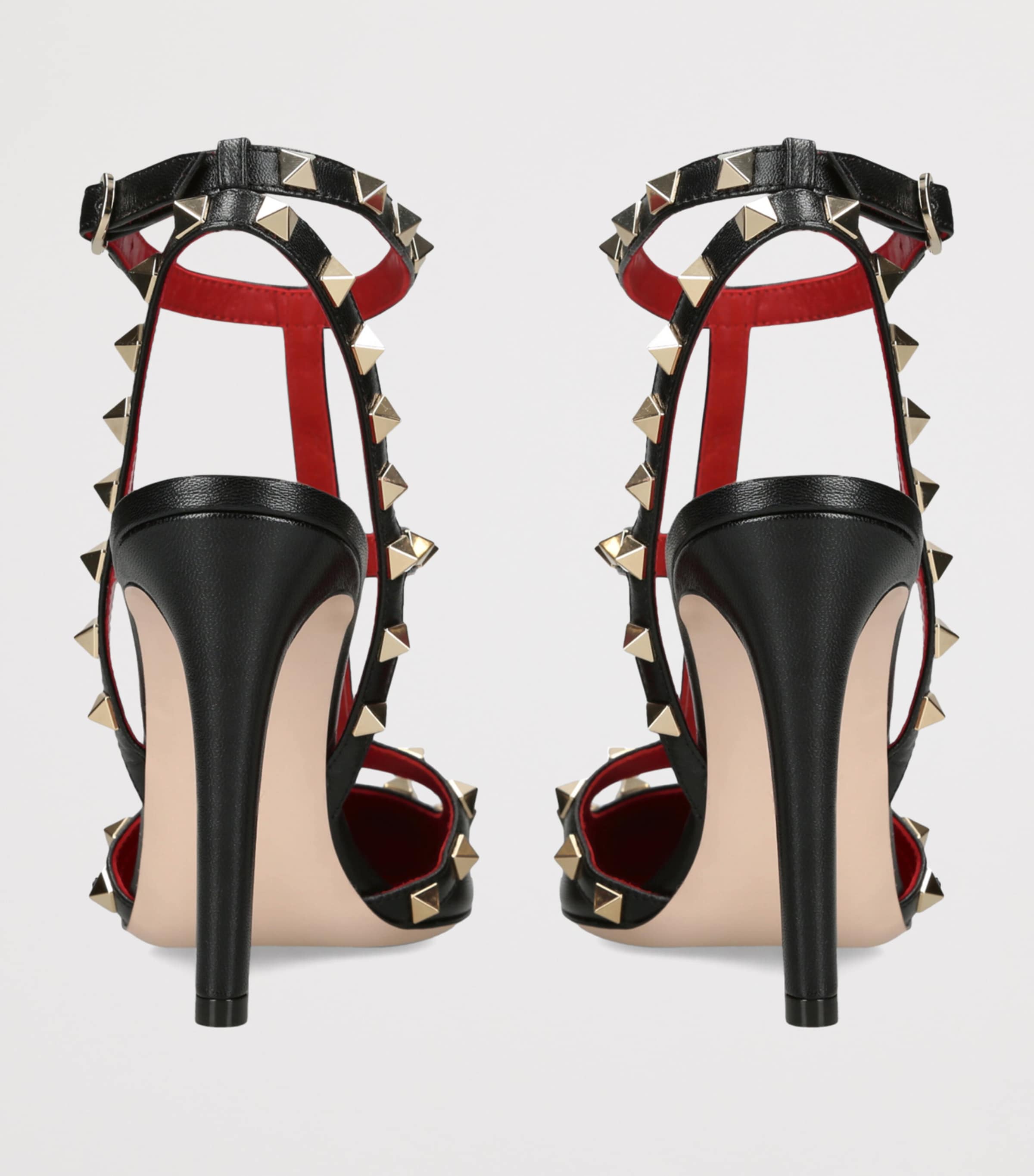 Valentino Garavani Leather Rockstud Pumps 100 Black Image 2