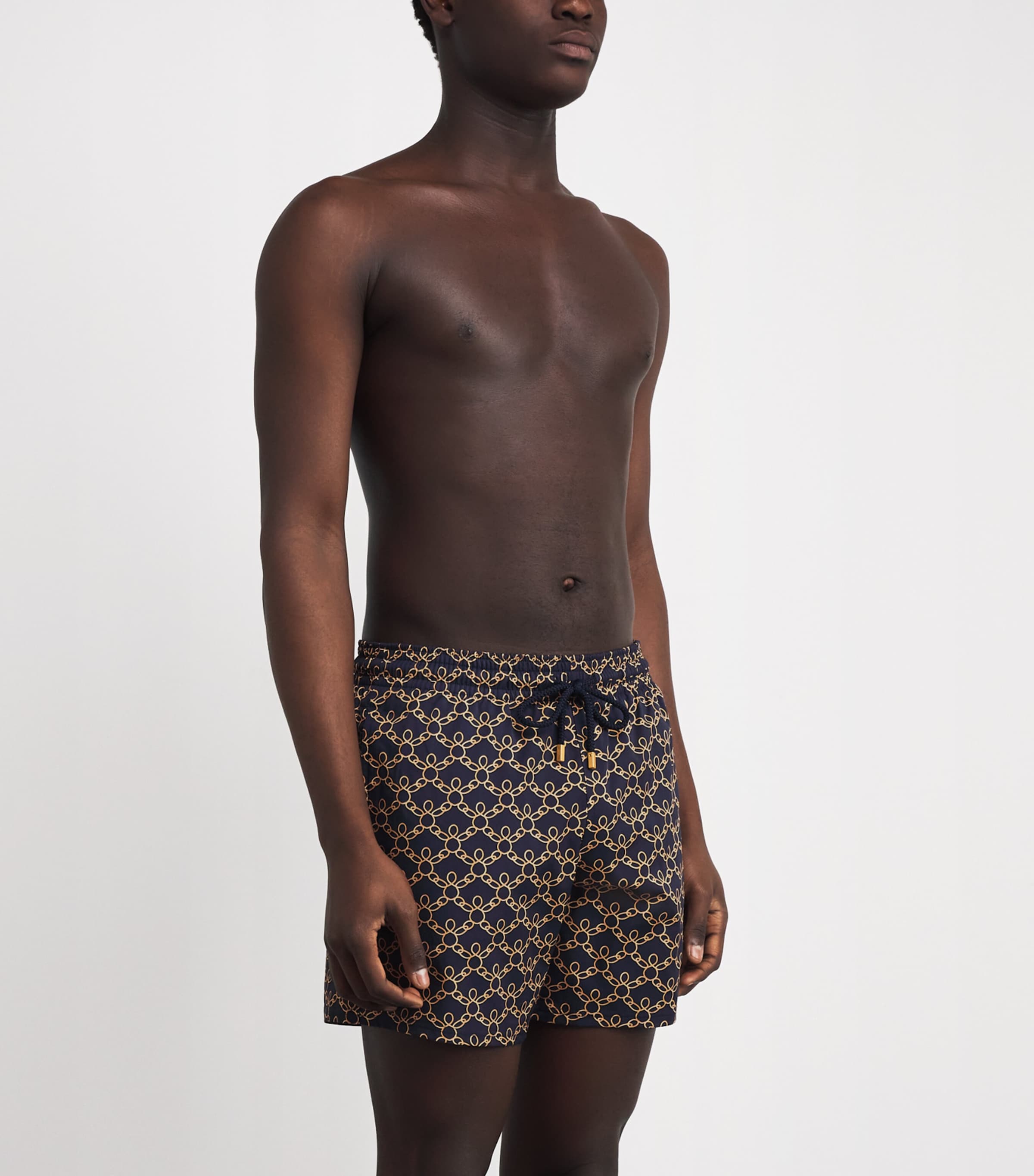 Turtle Print Moorise Swim Shorts 390-BLEU MARINE Image 3