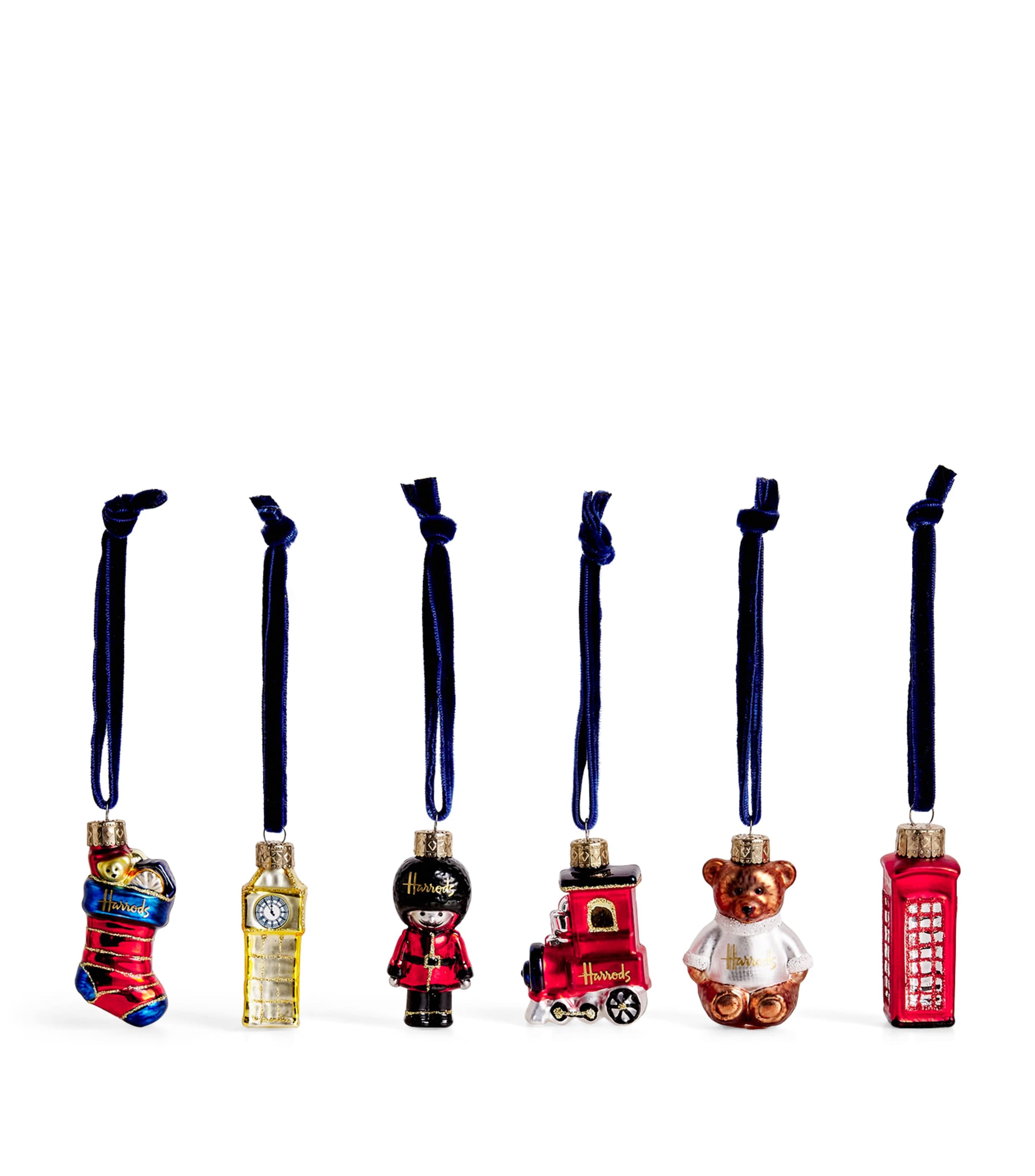 Mini London Tree Decorations (Set of 6) MULTI Image 1