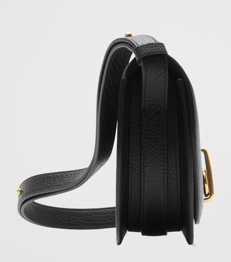 Mini Leather Rocking Horse Shoulder Bag BLACK Image 4