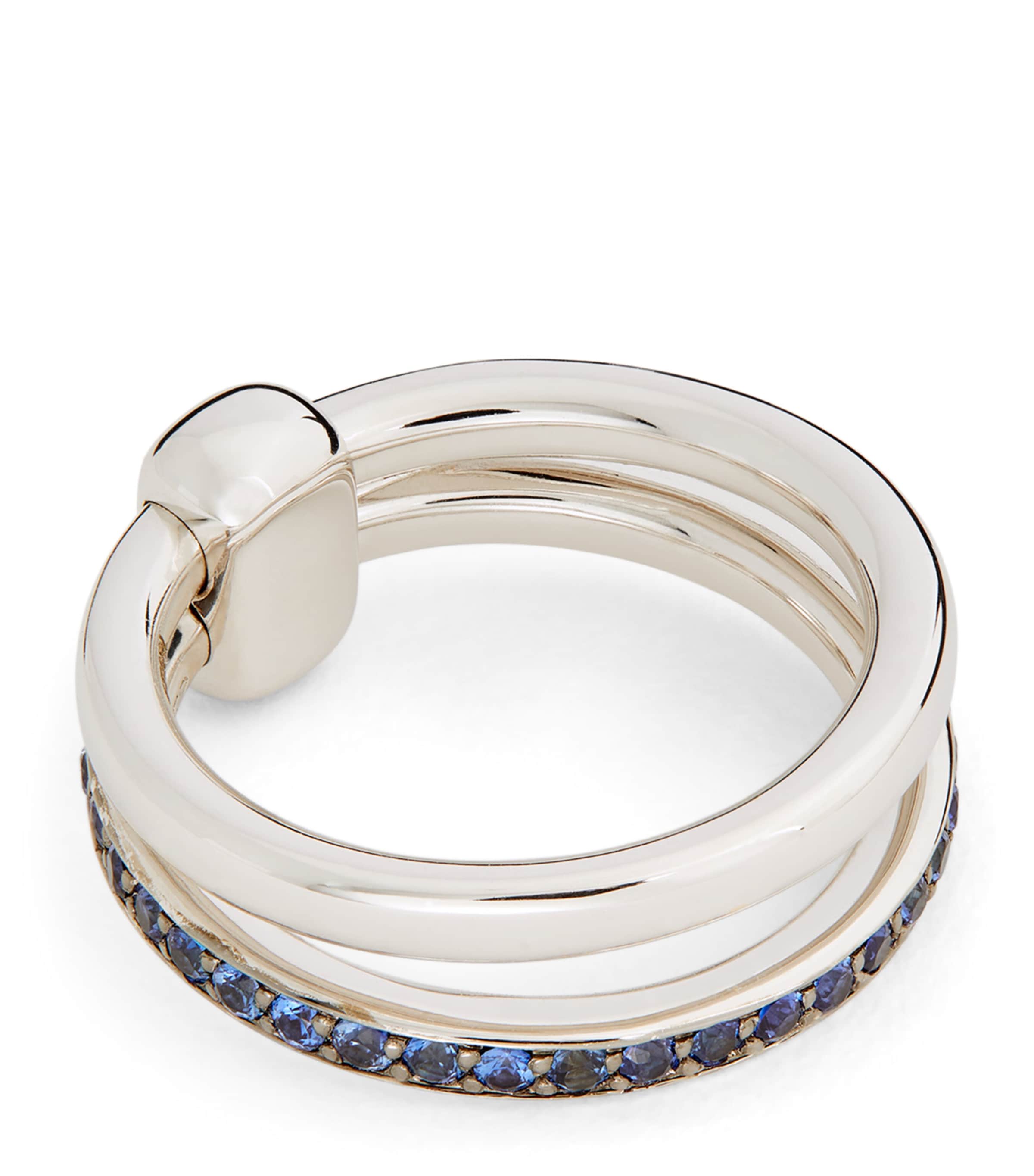 Pomellato White Gold and Sapphire Pomellato Together Ring Image 1