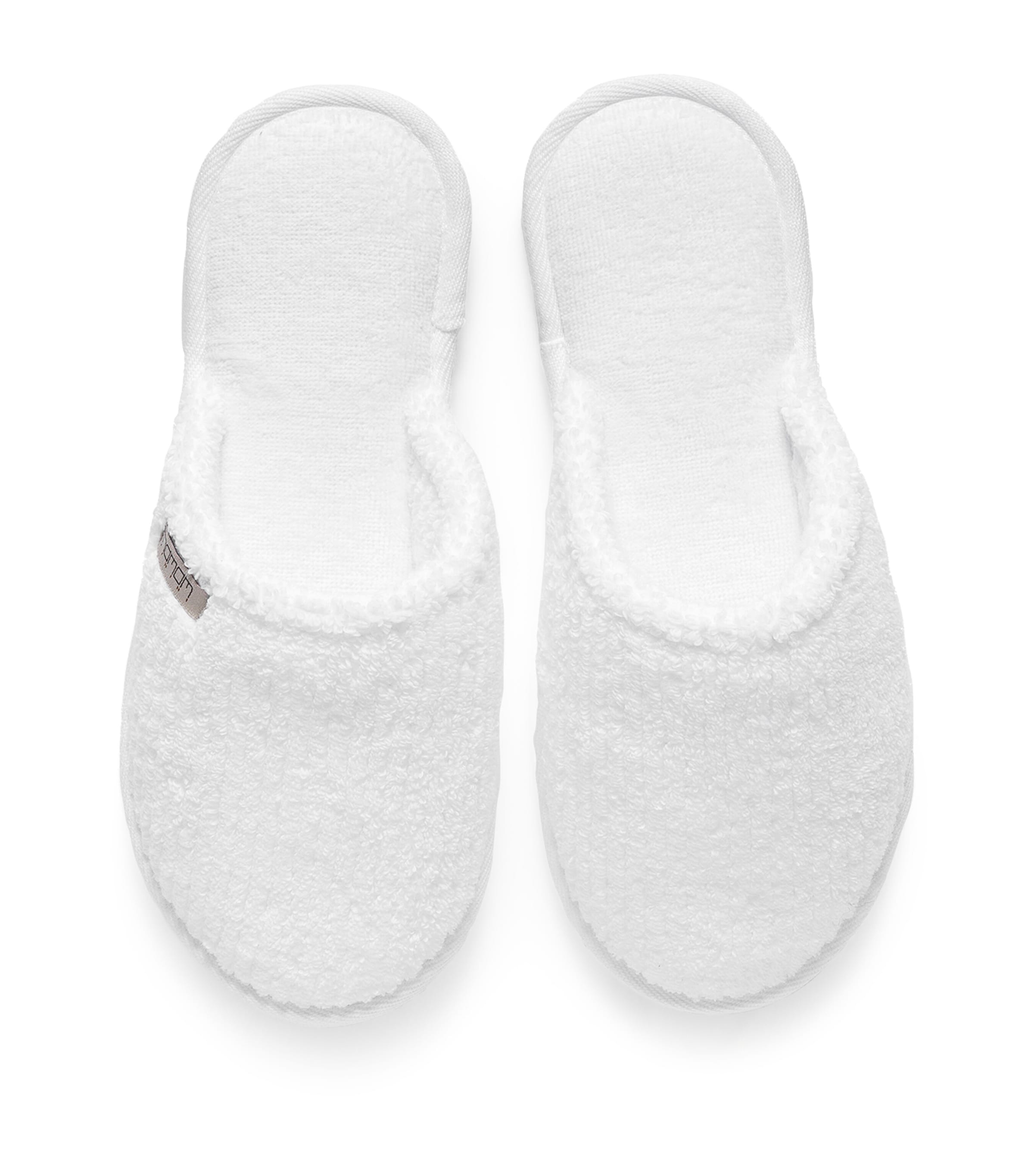 Hamam Organic Cotton Raya Slippers (Size 40-41) White Image 2