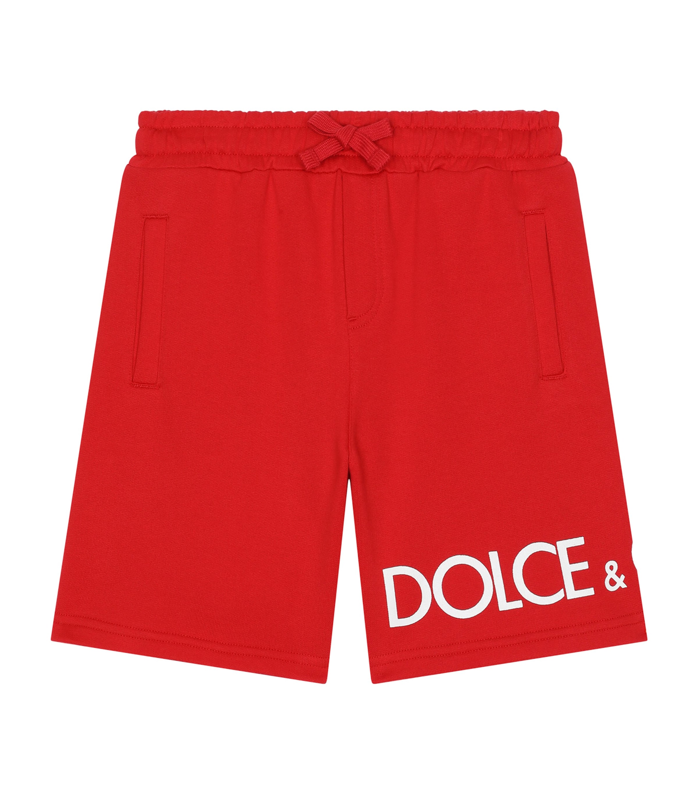 DOLCE & GABBANA LOGO BERMUDA SWEATSHORTS 