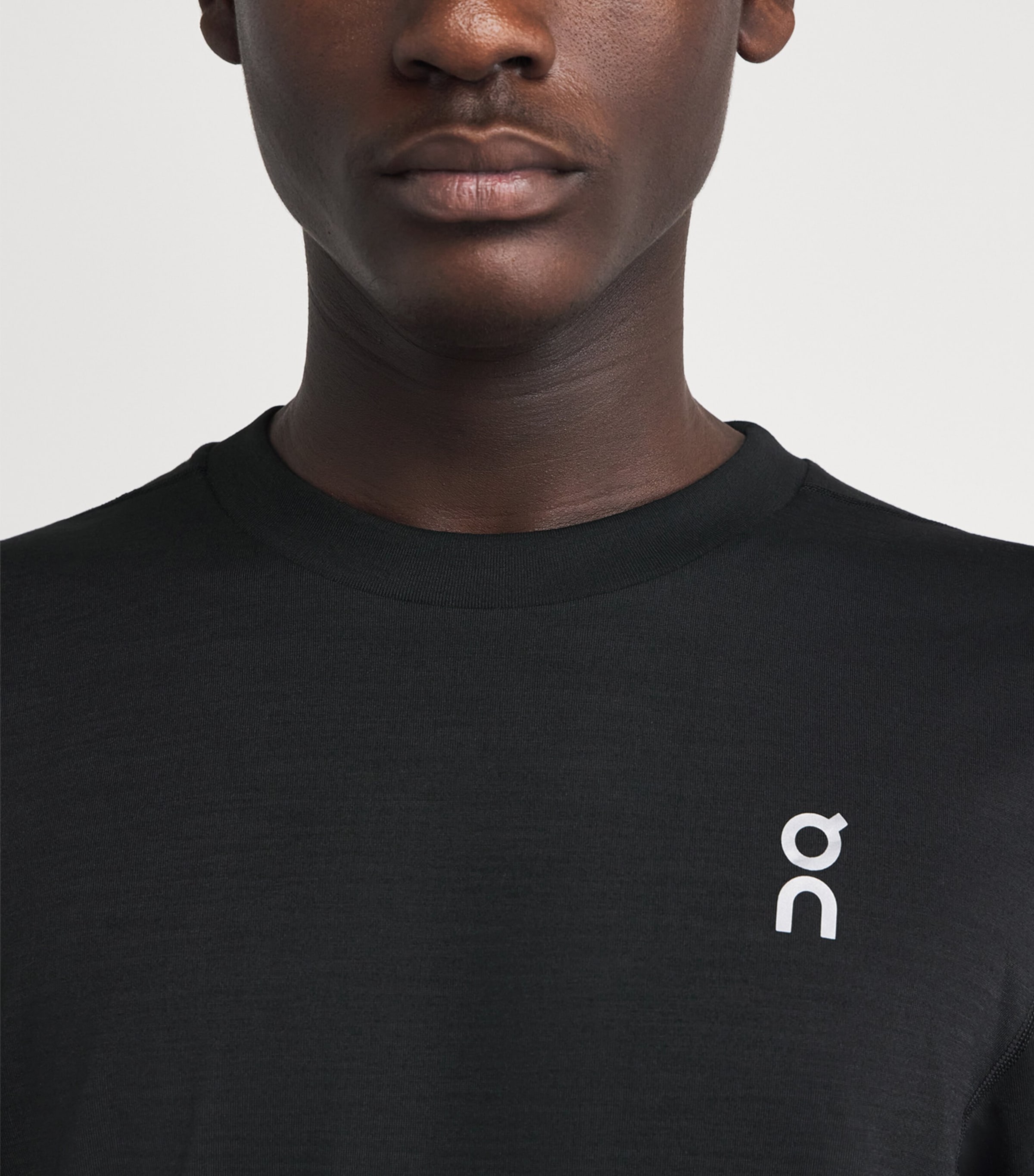 On Mens Train Graphic T-Shirt Black Image 3