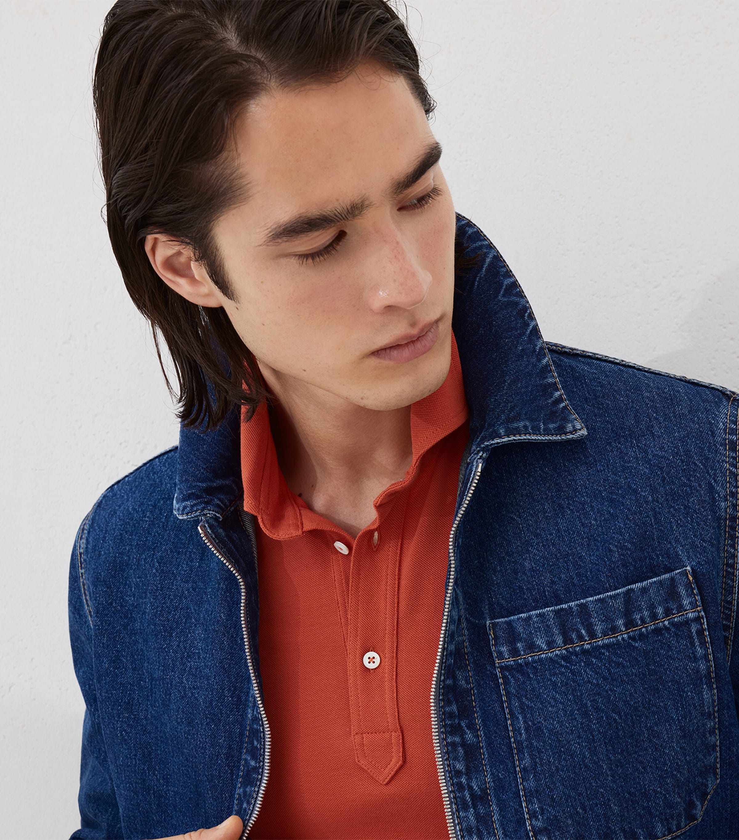 Cotton Piqué Polo Shirt C3992 Image 6