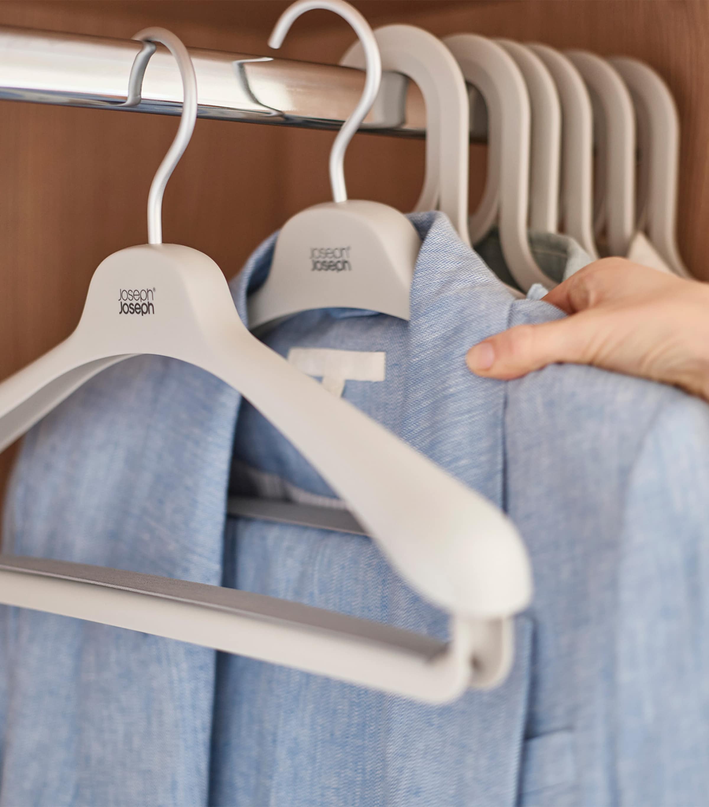 Pack of 2 Orderly Suit & Coat Hangers ECRU Image 5