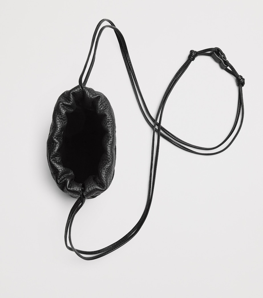 Leather Intrecciato Vertical Dustbag Shoulder Bag 8803 Image 2