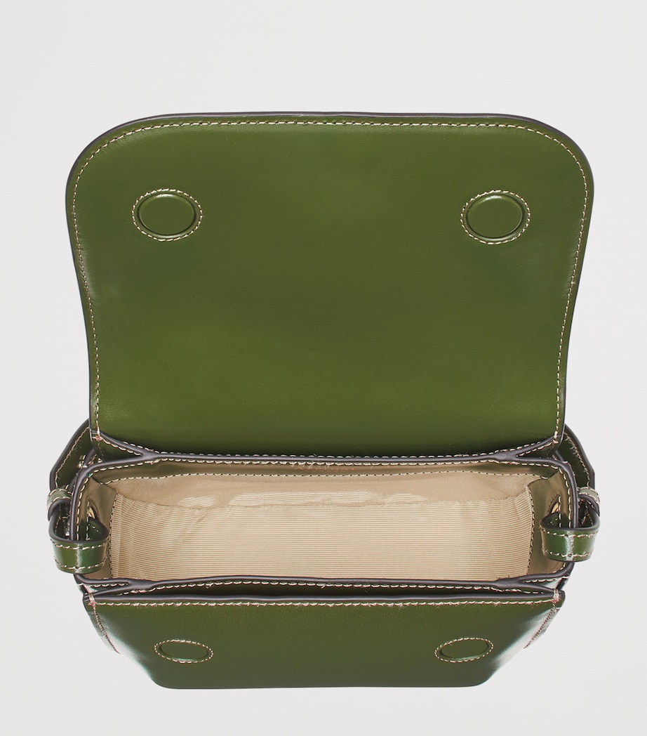 Aspinal Of London Leather Ella Cross-Body Bag Mossgreen Image 4
