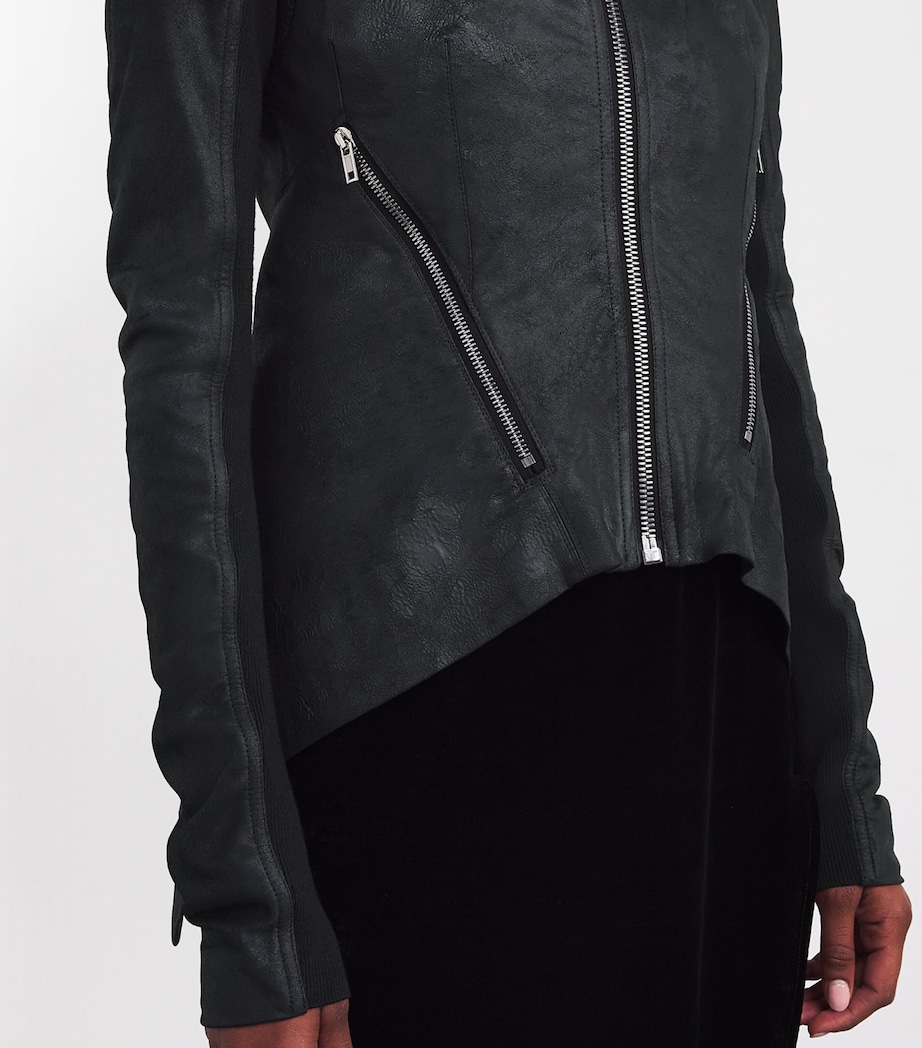 Naska Leather Jacket 09 BLACK Image 5