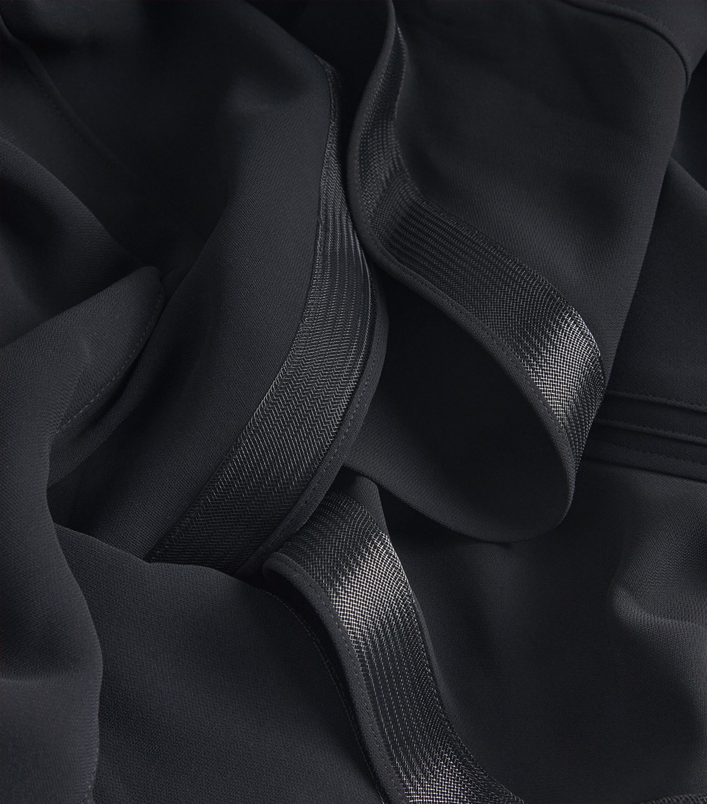 Ruffled Jupiter Gown BLACK Image 5