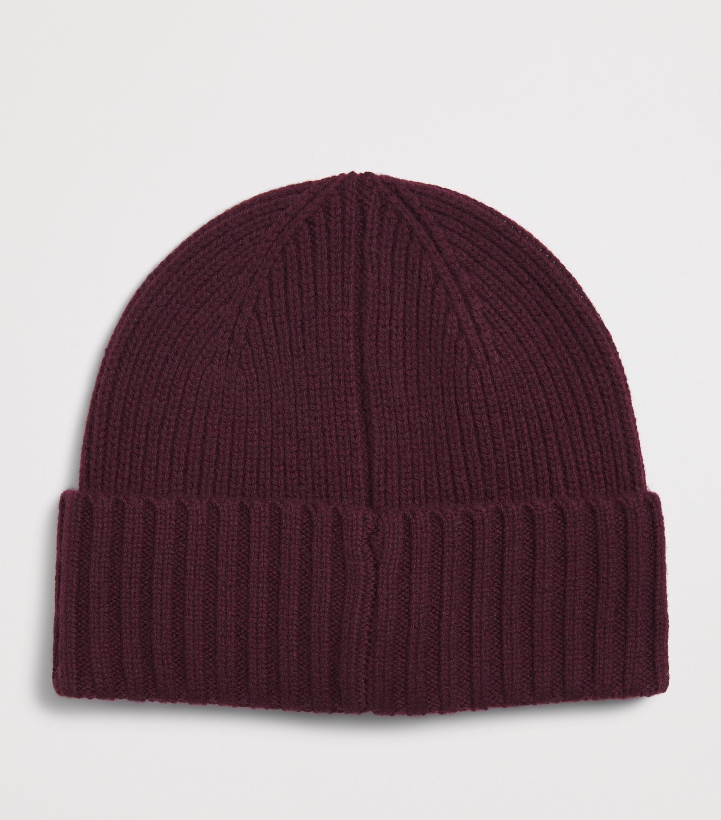 Barbour Wool-Cashmere Danforth Beanie Wine Image 2