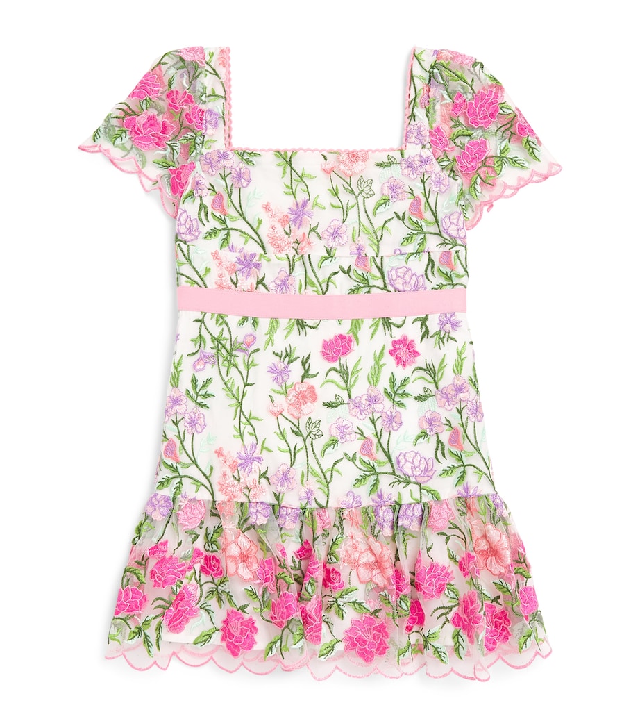 Floral-Embroidered Clara Dress (3-16 Years) FLORAL Image 1