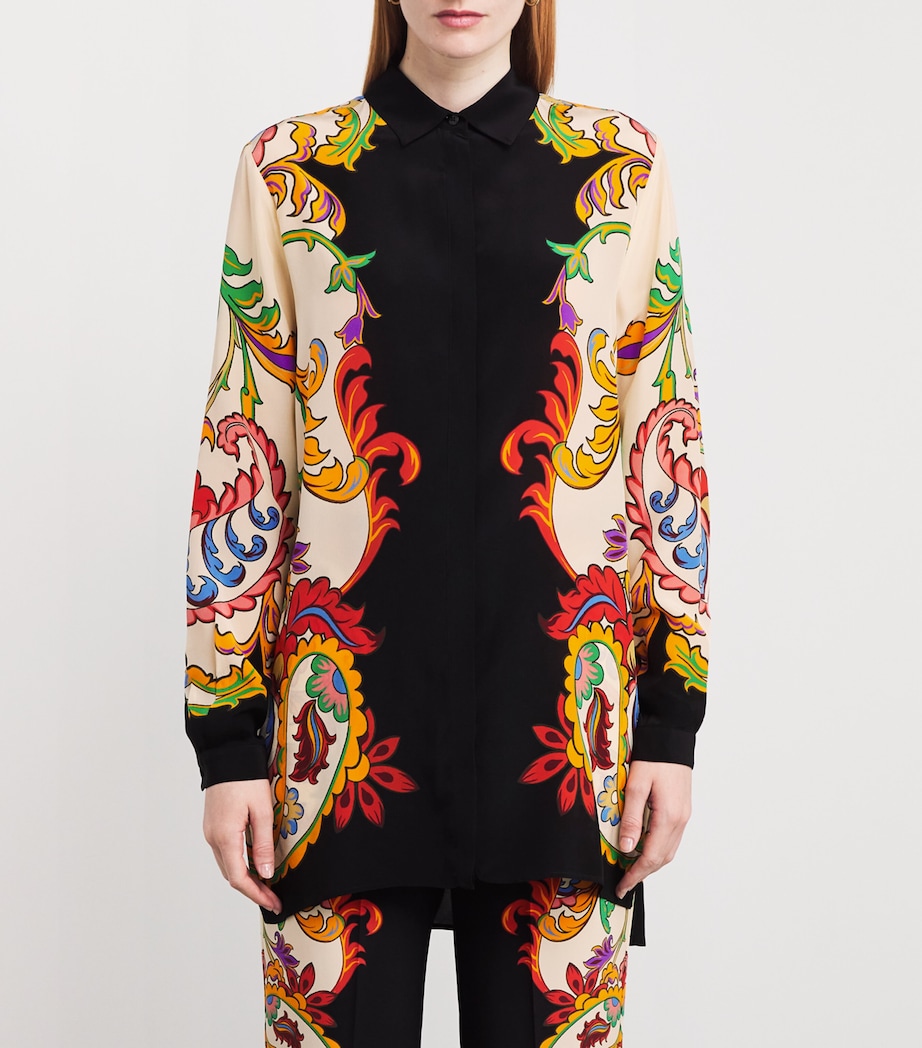 Silk Printed Shirt X0807 Image 3