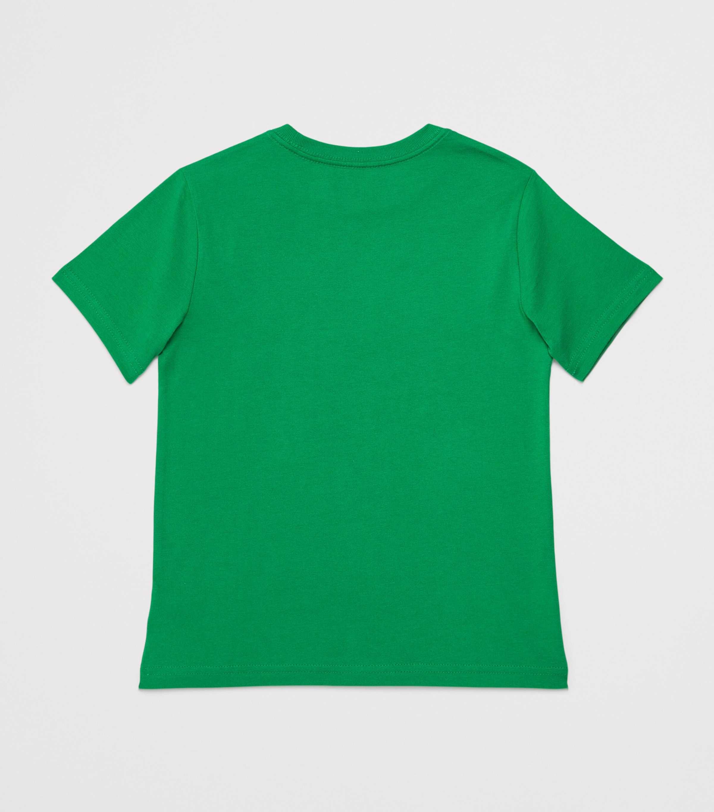 Cotton Polo Bear T-Shirt (2-7 Years) BEARGREEN Image 2