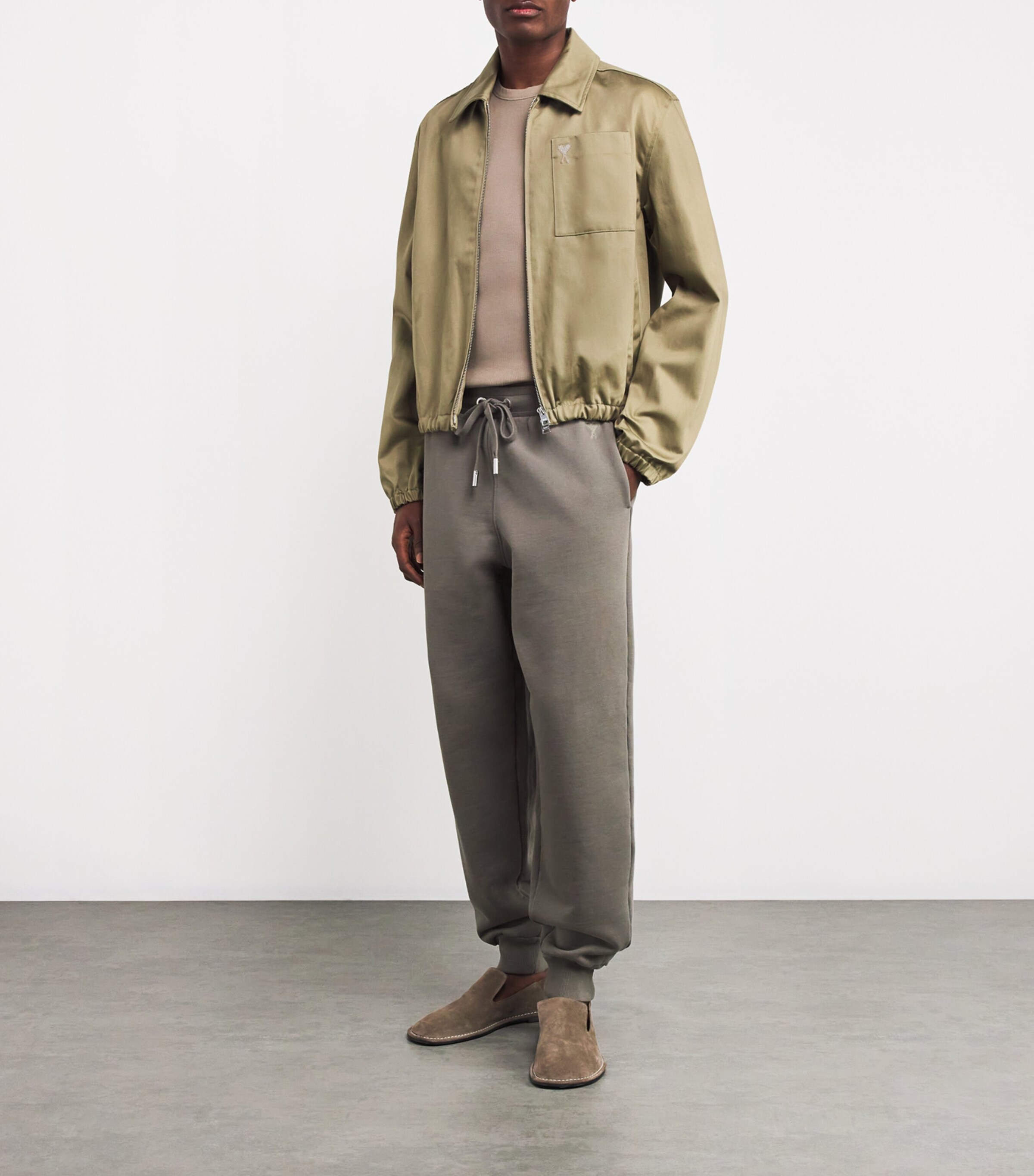 Cotton Collared Jacket LAURIER/375 Image 2