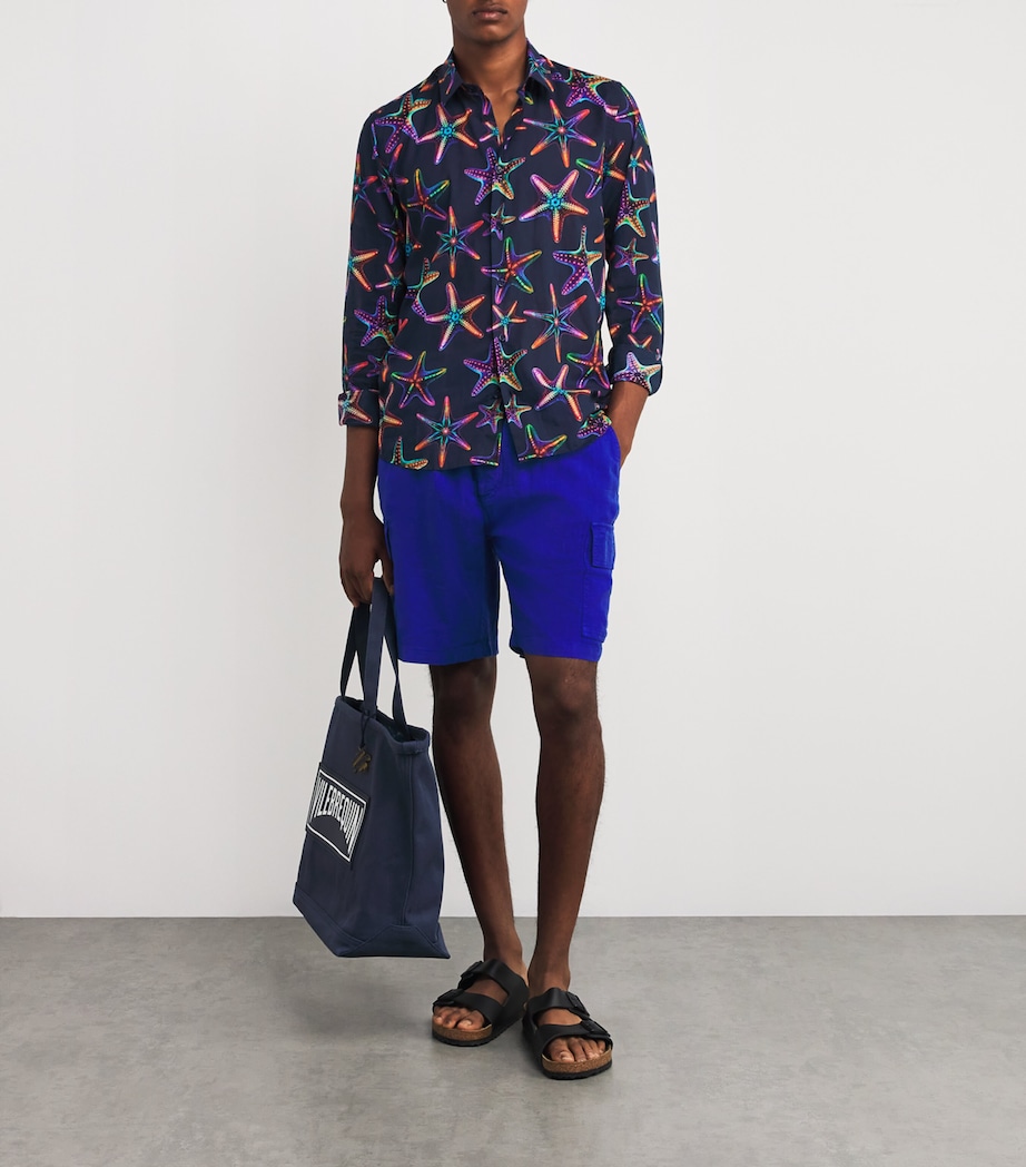 Linen Baie Shorts 613-MARRAKECH Image 2