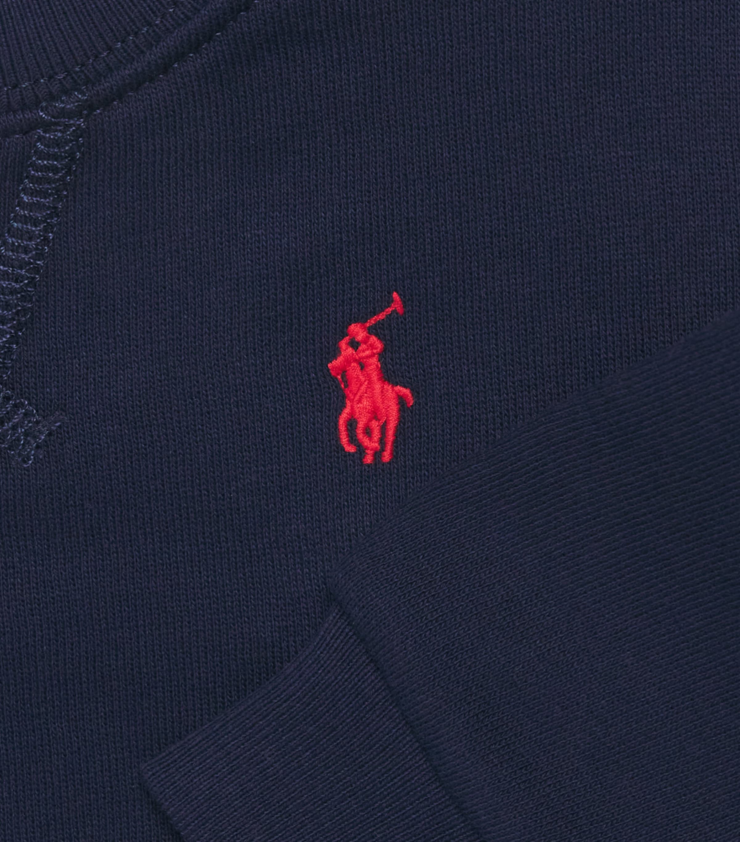 Ralph Lauren Kids Polo Player Sweatshirt (3-24 Months) Cruise Navy Image 3