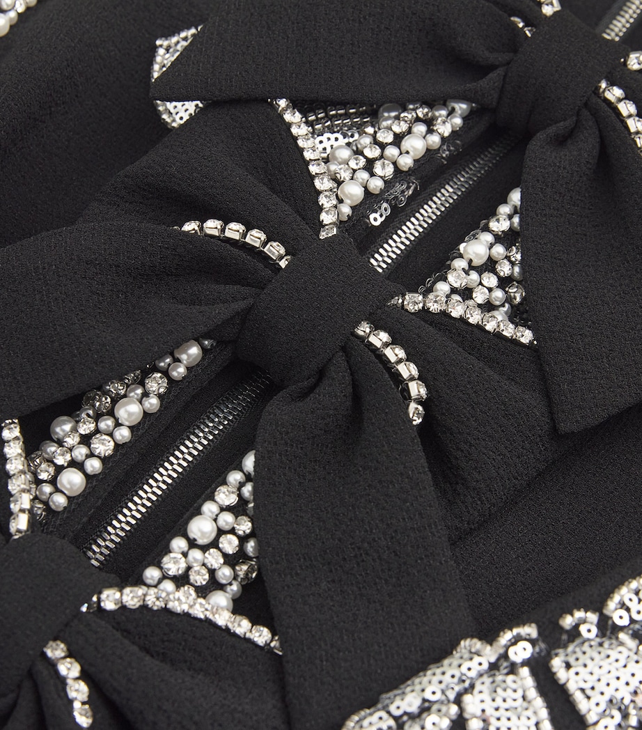 Rebecca Vallance Womens x Nicky Hilton Embellished Valor Mini Dress Image 5
