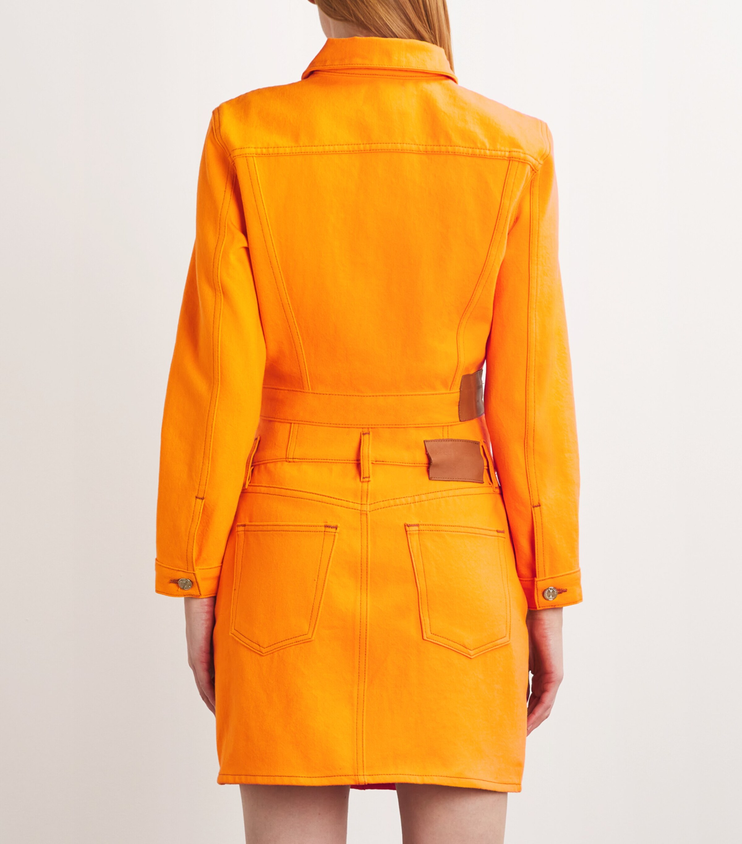 x Carolina Herrera Tailored Denim Jacket MARIGOLD Image 4