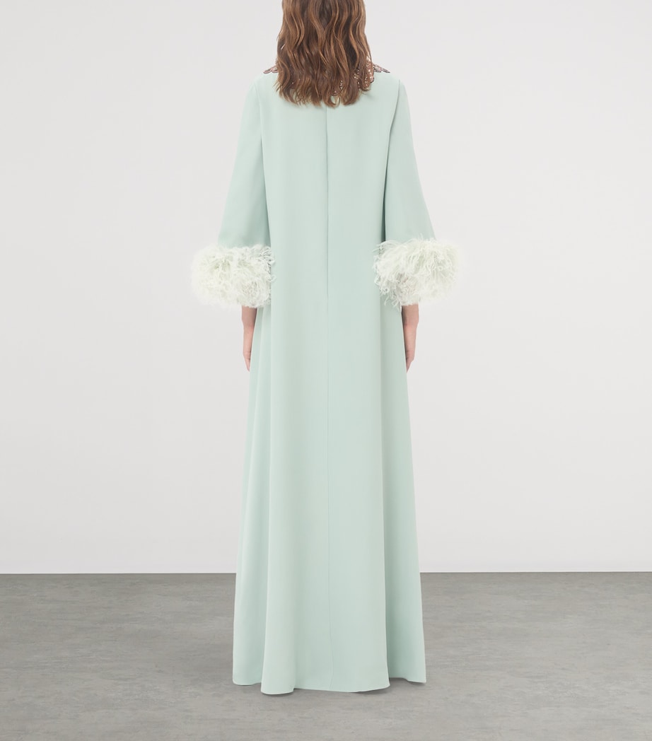 Silk Embellished Maxi Dress QM1 Image 4