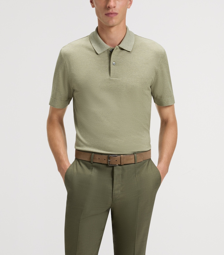 Cotton-Silk Polo Shirt 395 Image 5