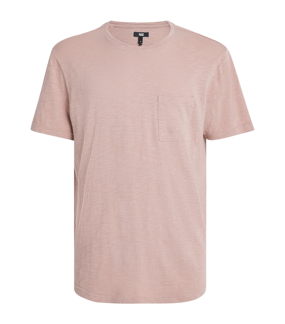 Cotton Kenneth Crew T-Shirt PALE ROSE Image 1