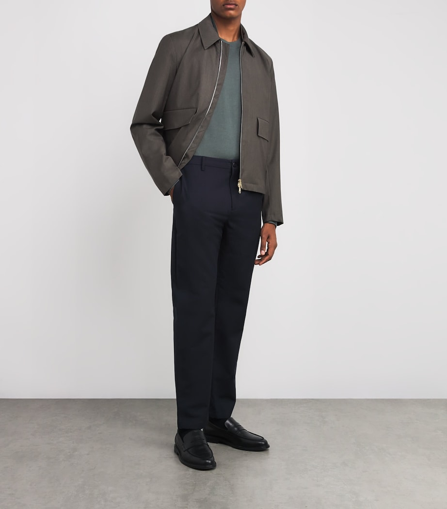 Merino Crew-Neck Sweater 37B_PETROL GREEN Image 2