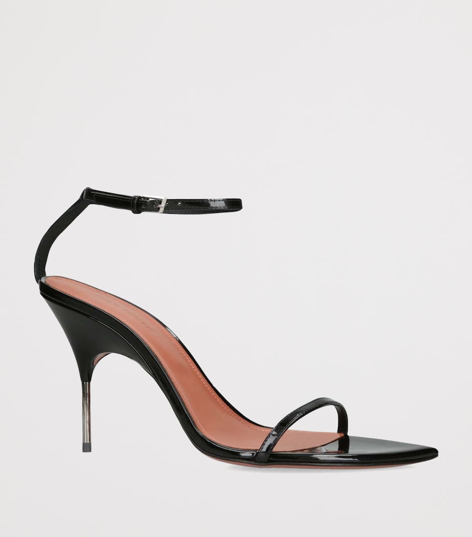 Patent Leather Bruna Sandals 95 BLACK Image 3