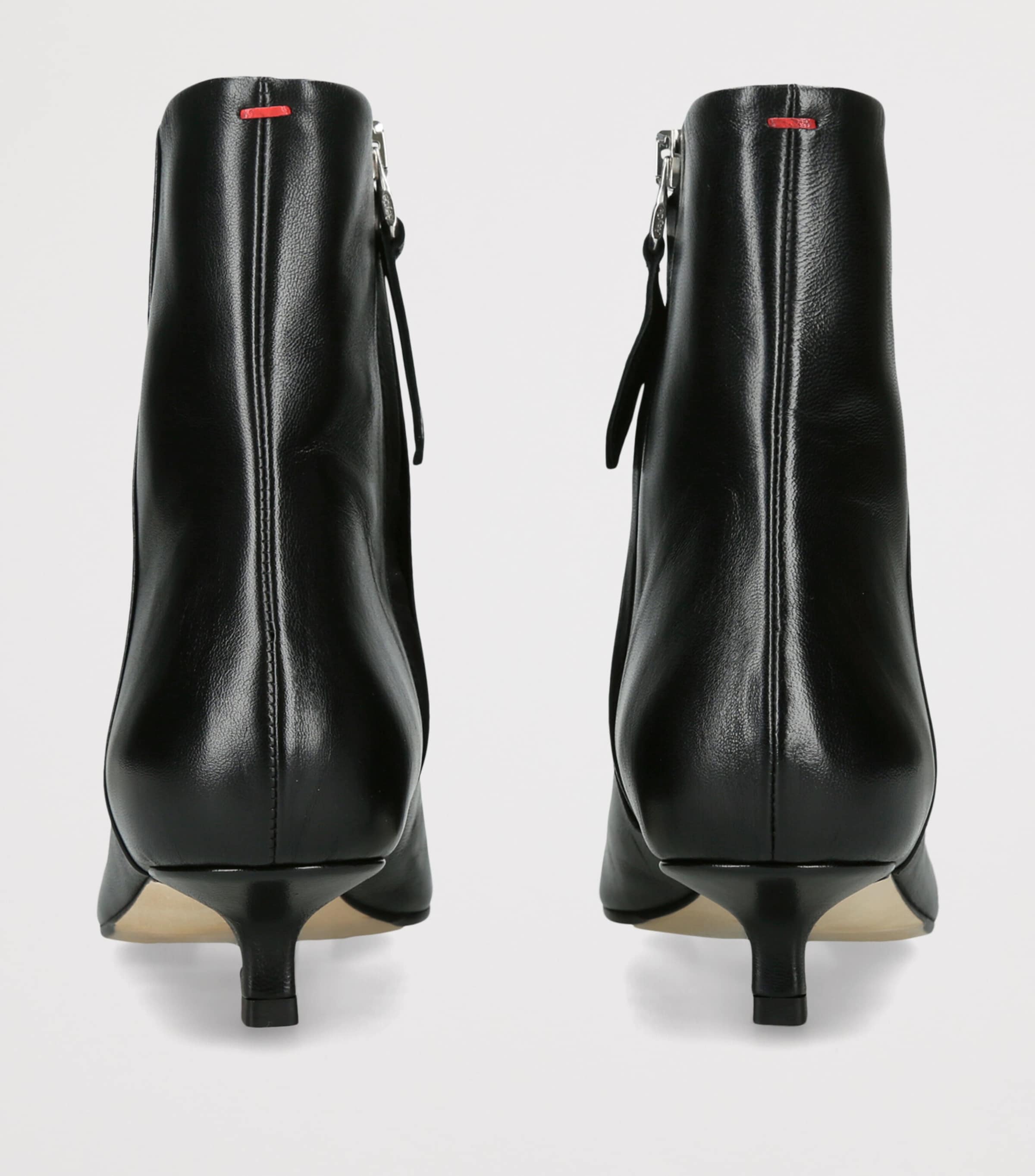 aeyde Leather Sofie Heeled Boots 35 Black Image 2