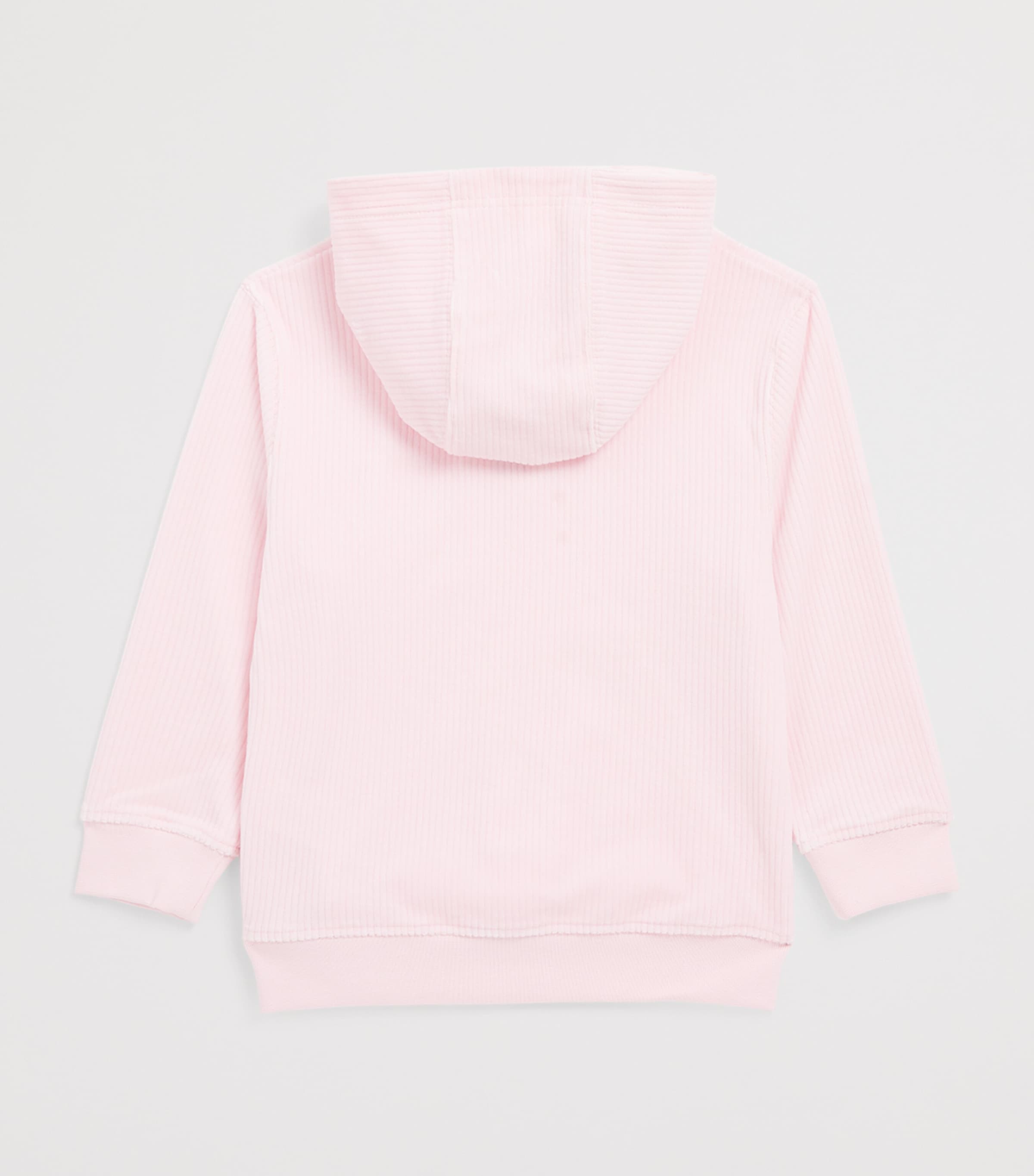 Corduroy Script Logo Hoodie (4-12+ Years) MARSHMALLOW Image 2