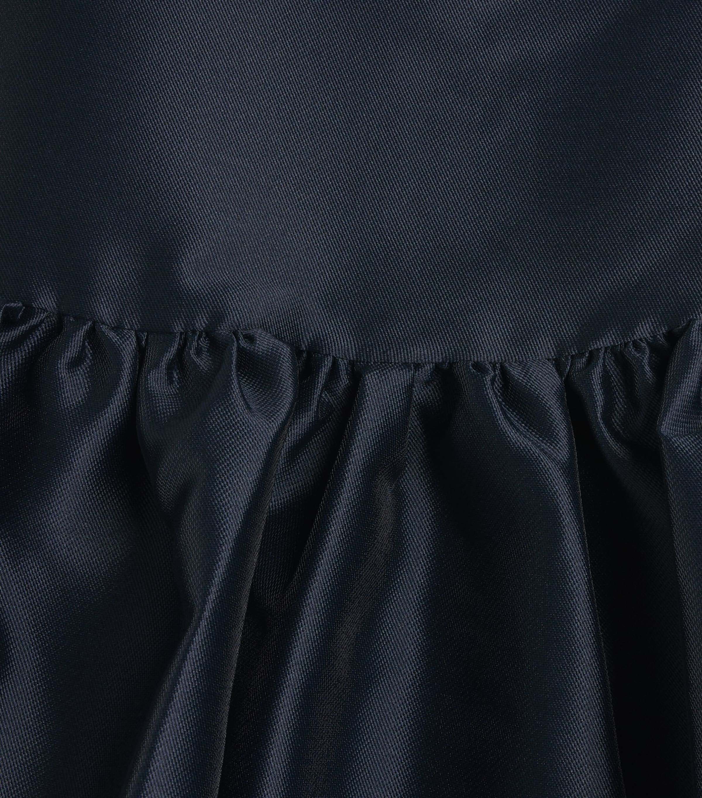 Mama Luma Satin Cape Dress (3-12 Years) Navy Image 2