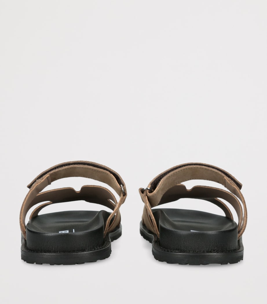 Suede Manu Slides TAUPE Image 2