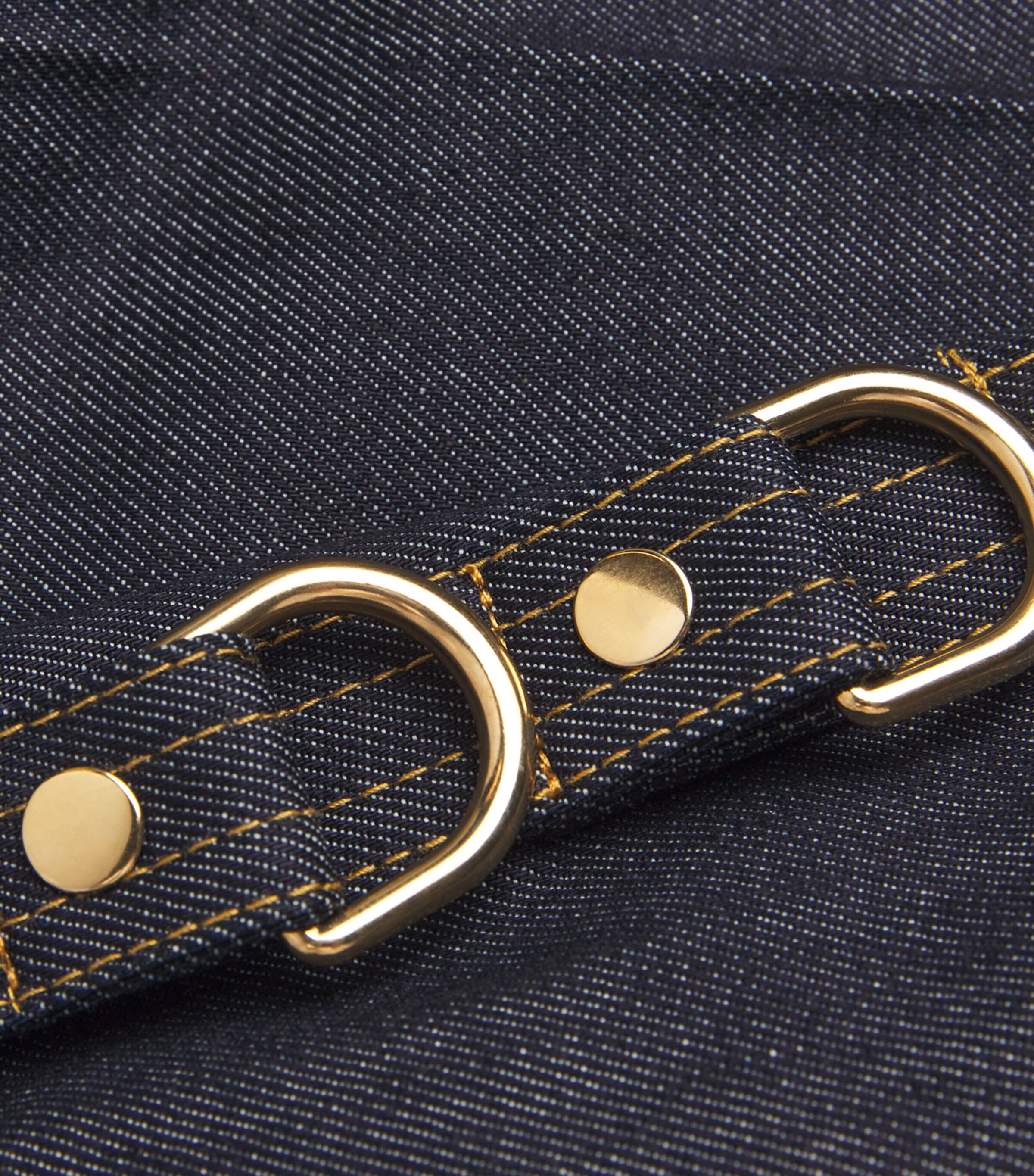 Denim Shorts DEEP BLUE Image 5