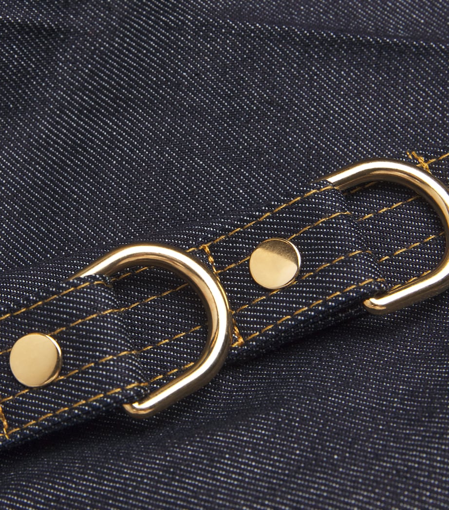 Denim Shorts DEEP BLUE Image 5